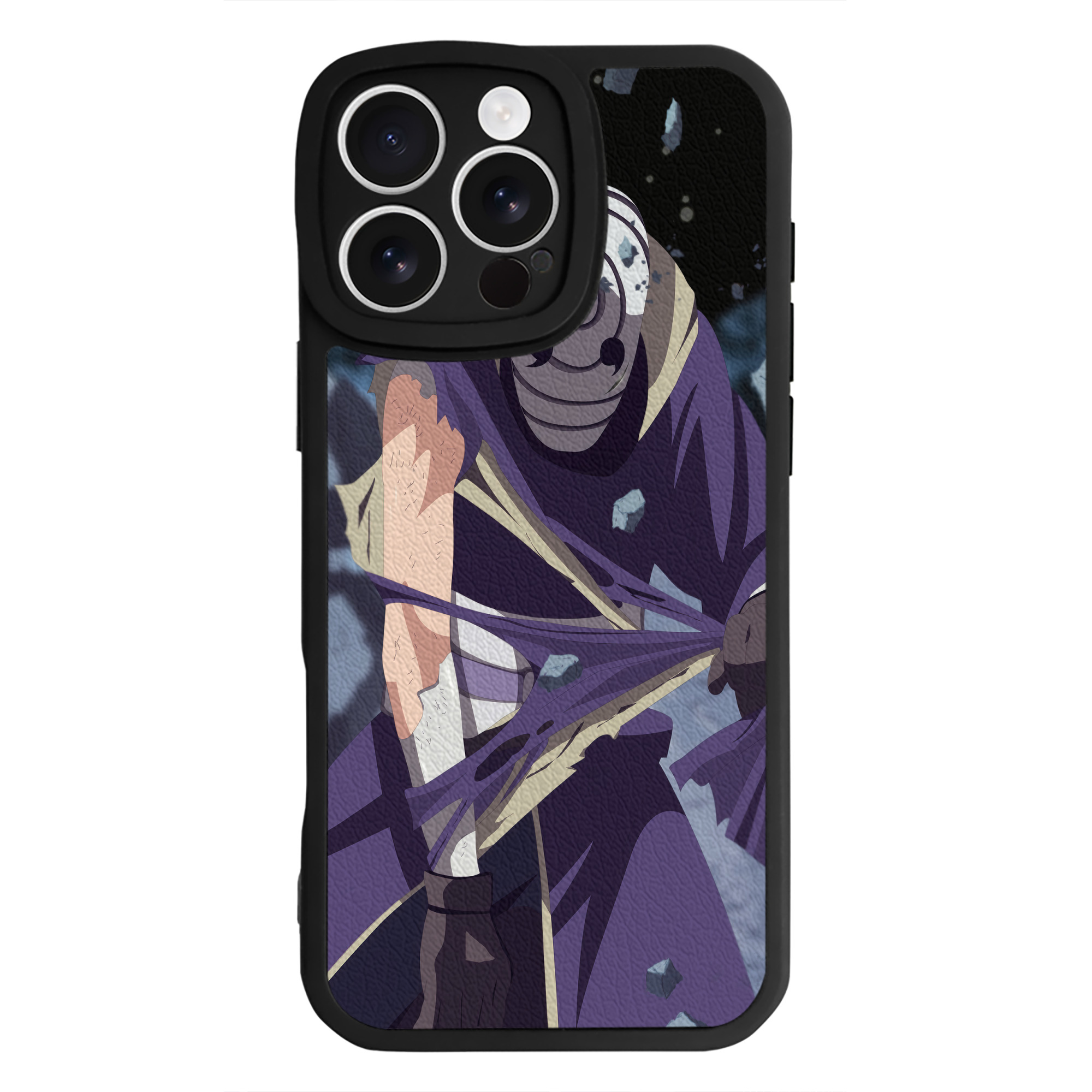 （画像用） NARUTO -ナルト- NARUTO -ナルト- 疾風伝 【iPhone 16シリーズ対応】シリコンスマホケース（レザー調） 材質：シリコン